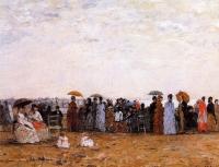 Boudin, Eugene - Trouville, Beach Scene